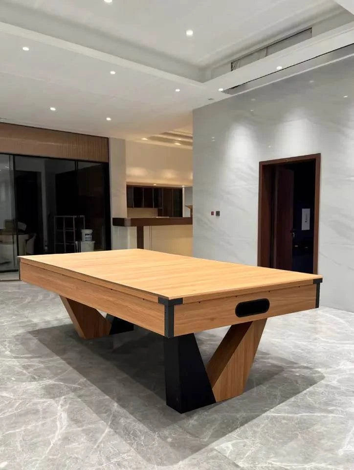 025-LP002X 7FT 8FT 9FT 3-in-1 Pool Table – Multi-Function Billiards/Ping Pong/Dining.Free accessory kit included. - X Sports&Living