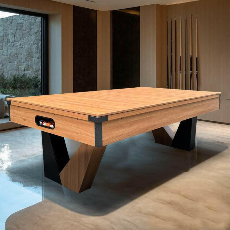 025-LP002X 7FT 8FT 9FT 3-in-1 Pool Table – Multi-Function Billiards/Ping Pong/Dining.Free accessory kit included. - X Sports&Living