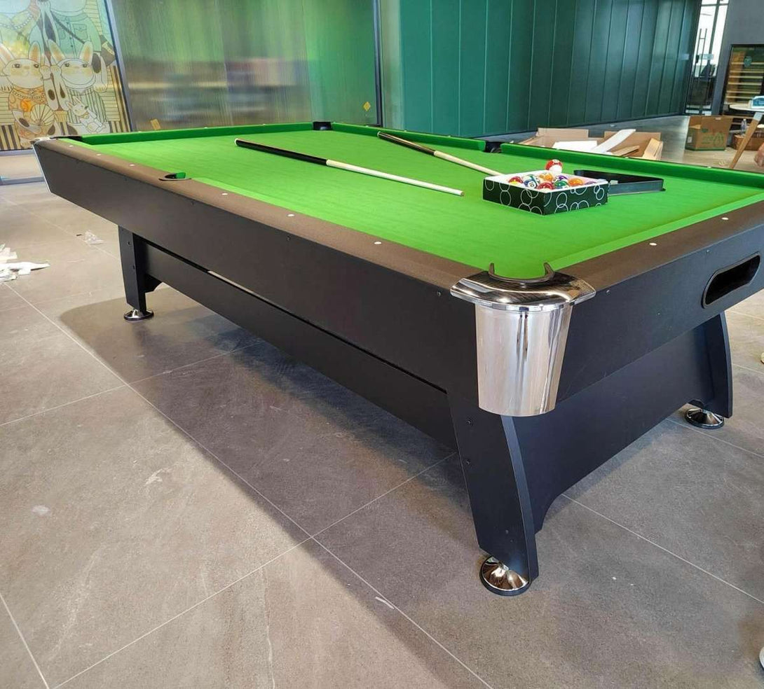 025-LP004X 7FT 8FT 3-in-1 Pool Table – Multi-Function Billiards/Ping Pong/Dining.Free accessory kit included. - X Sports&Living