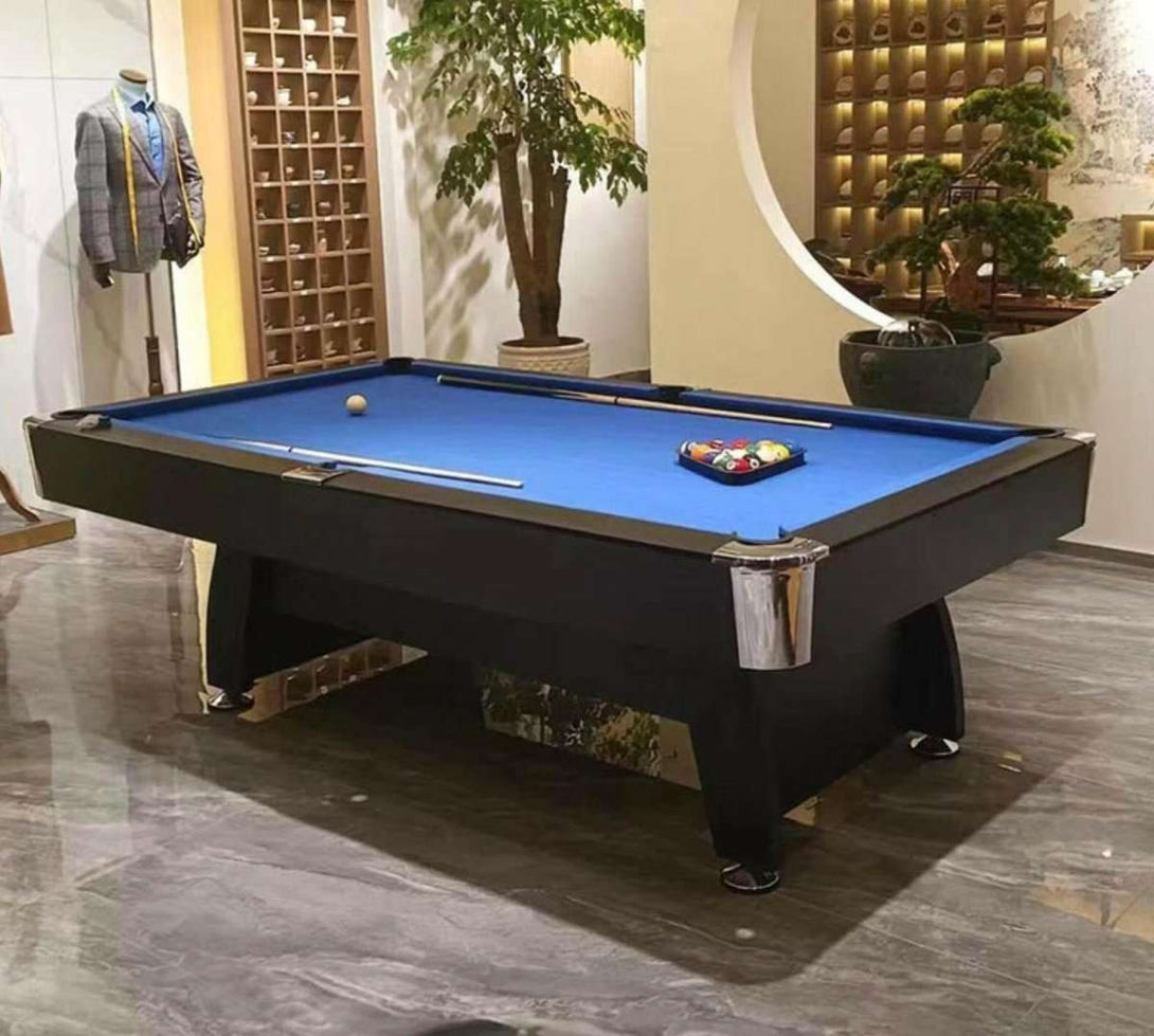 025-LP004X 7FT 8FT 3-in-1 Pool Table – Multi-Function Billiards/Ping Pong/Dining.Free accessory kit included. - X Sports&Living