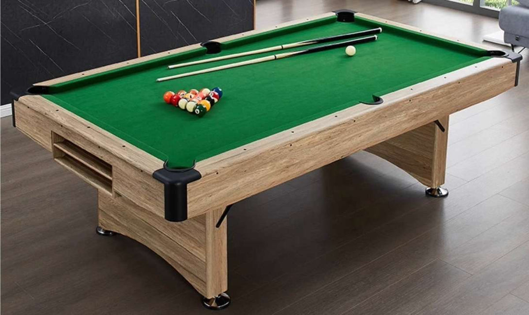 025-LP005X 7FT8FT 3-in-1 Pool Table – Multi-Function Billiards, Snooker, Ping Pong & Dining. Foldable design for easy storage. Free accessory kit included. - X Sports&Living