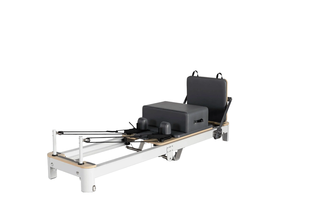 Aventis 4 Luxury Pilates Reformer in Storm Grey – Foldable, Space-Saving Reformer for Lagree, Pilates & Home or Professional Studio Training - X Sports&Living