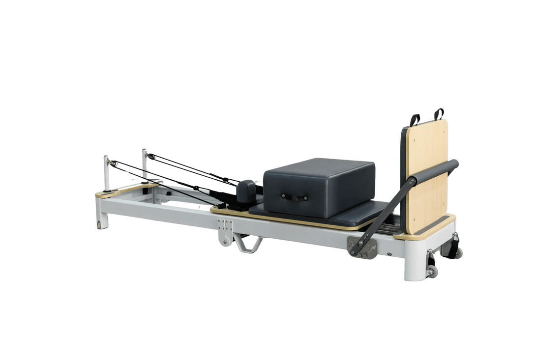 Aventis 4 Luxury Pilates Reformer in Storm Grey – Foldable, Space-Saving Reformer for Lagree, Pilates & Home or Professional Studio Training - X Sports&Living