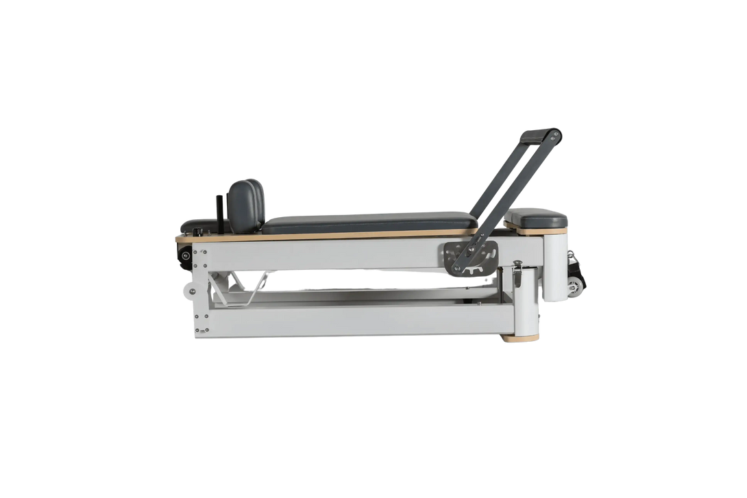 Aventis 4 Luxury Pilates Reformer in Storm Grey – Foldable, Space-Saving Reformer for Lagree, Pilates & Home or Professional Studio Training - X Sports&Living