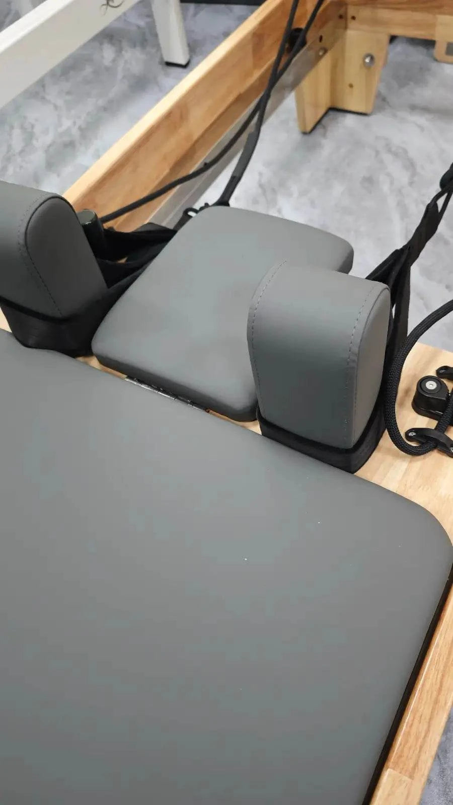 Elara X Reformer | Luxury Pilates Reformer in Storm Grey for Professional Studios and Home Gyms