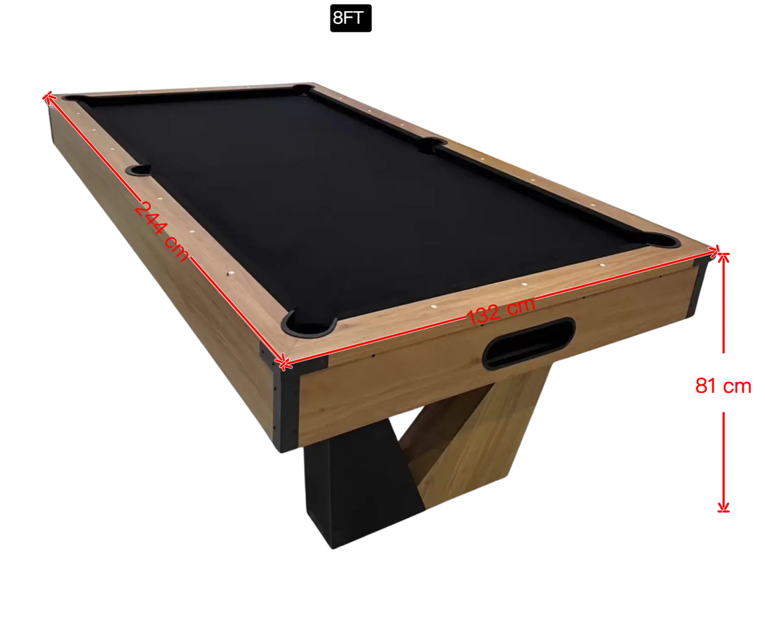 025-LP002X 7FT 8FT 9FT 3-in-1 Pool Table – Multi-Function Billiards/Ping Pong/Dining.Free accessory kit included. - X Sports&Living