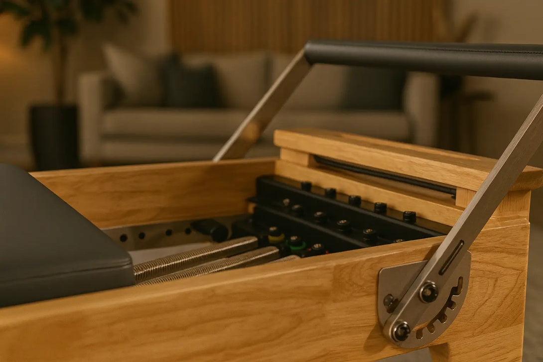 Elara X Reformer | Luxury Pilates Reformer in Black for Professional Studios and Home Gyms - X Sports&Living