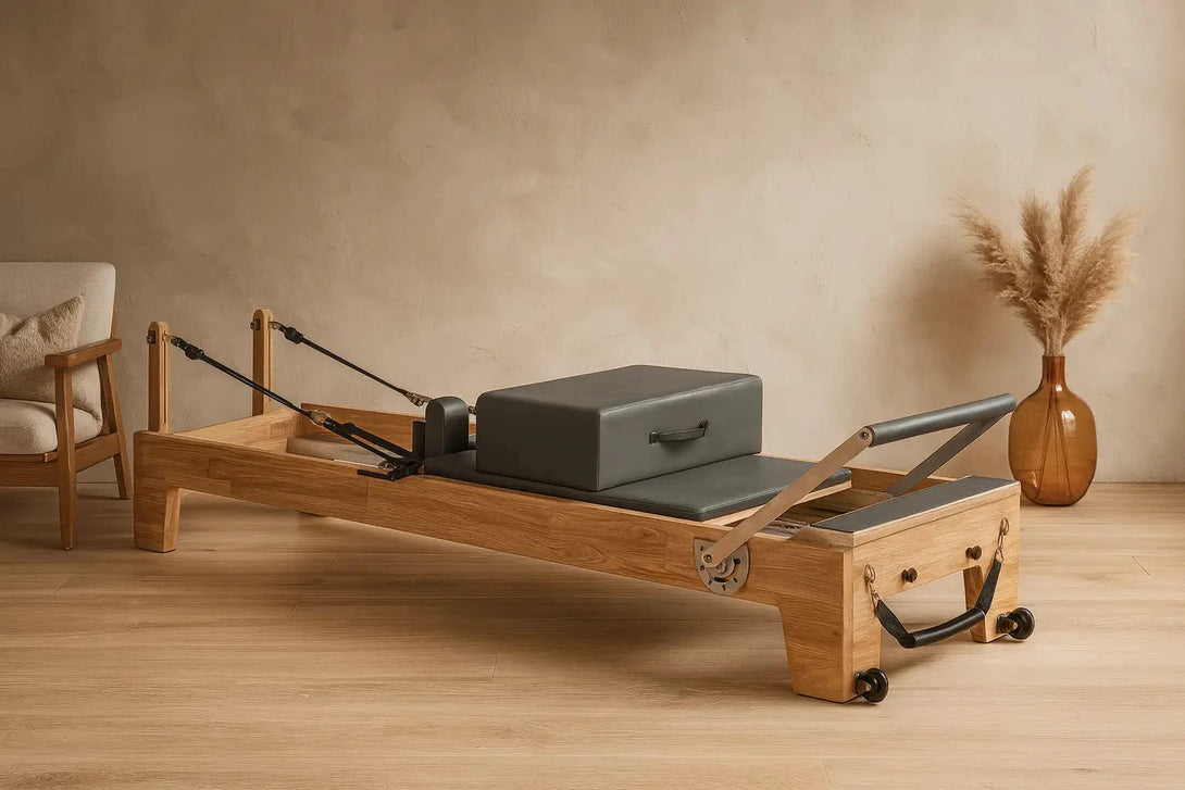 Elara X Reformer | Luxury Pilates Reformer in Storm Grey for Professional Studios and Home Gyms