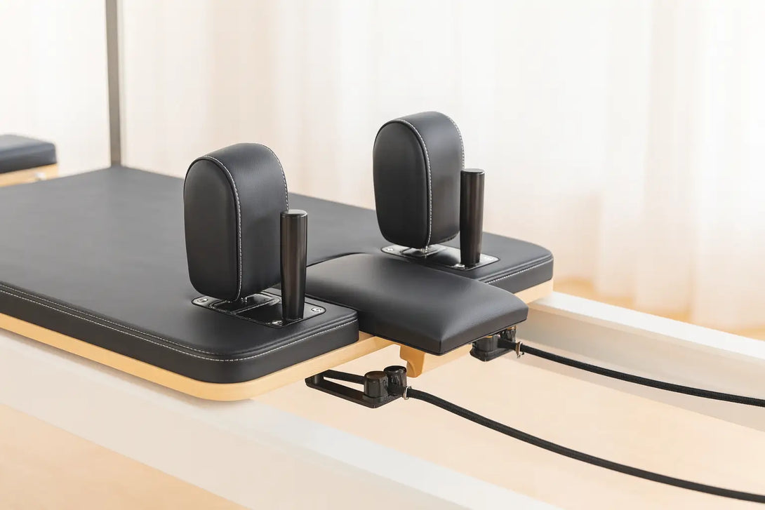 Aventis 4 Luxury Pilates Reformer in Black – Foldable, Space-Saving Reformer for Lagree, Pilates & Home or Professional Studio Training - X Sports&Living