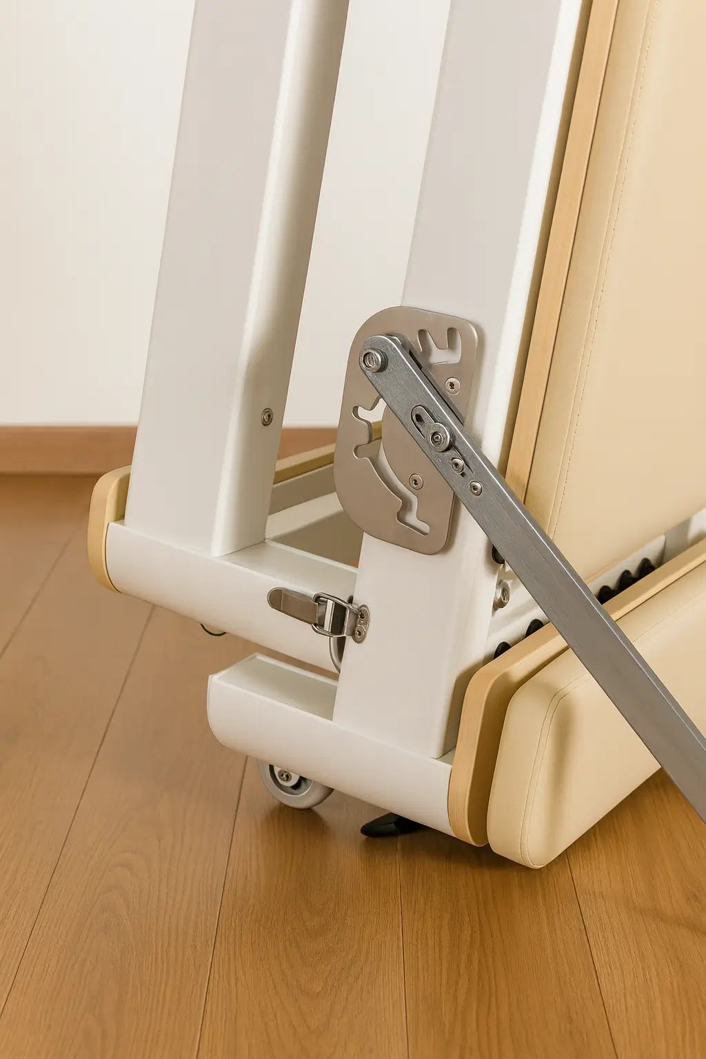 Aventis 4 Luxury Pilates Reformer in Adobe White – Foldable, Space-Saving Reformer for Lagree, Pilates & Home or Professional Studio Training - X Sports&Living