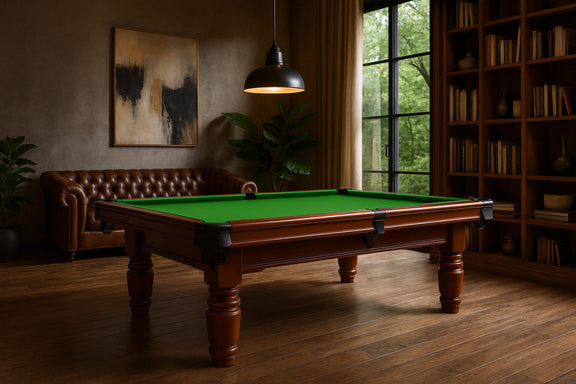 AUREX 7FT Slate Pool Table 2025 Edition – Classic Walnut Oak, Pro Tour ...