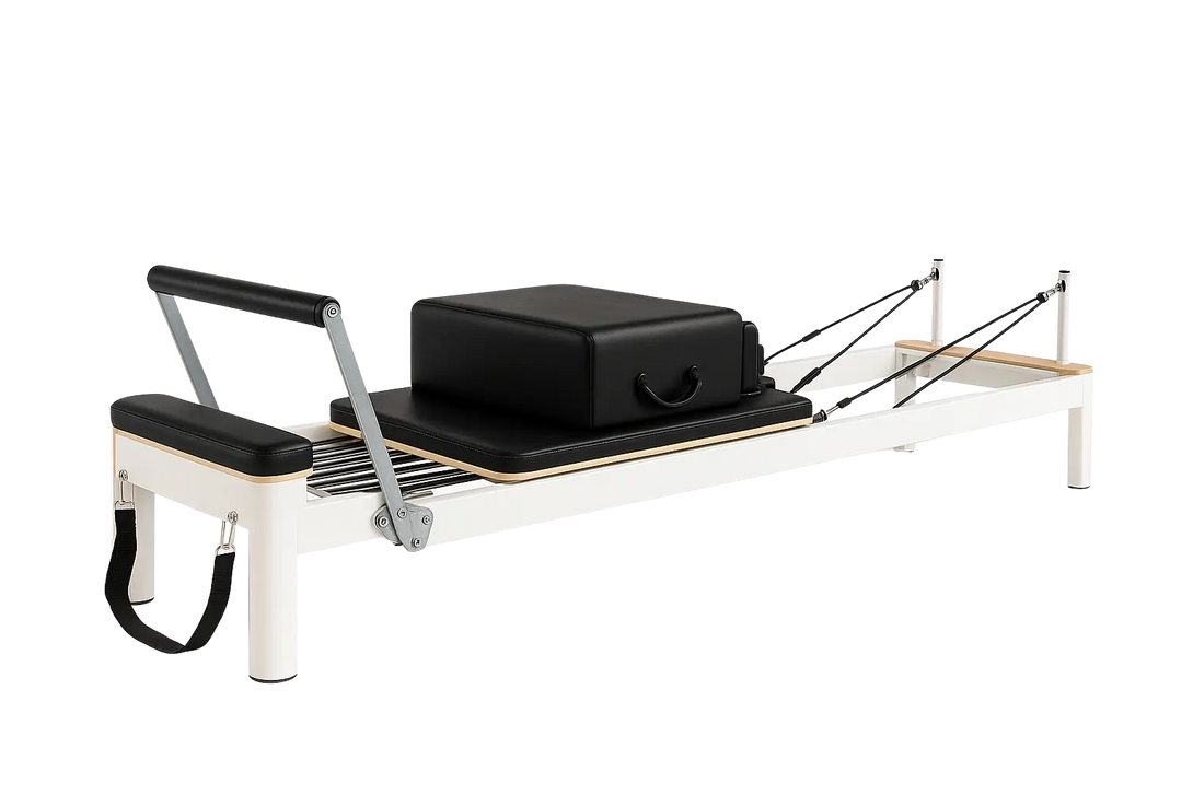 Aventis 2 Reformer | Luxury Pilates Reformer in Adobe White for Professional Studios and Home Gyms - X Sports&Living