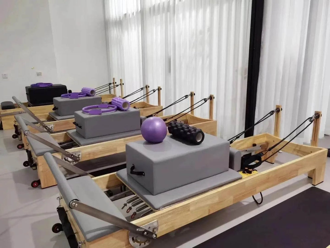 Elara X Reformer | Luxury Pilates Reformer in Storm Grey for Professional Studios and Home Gyms