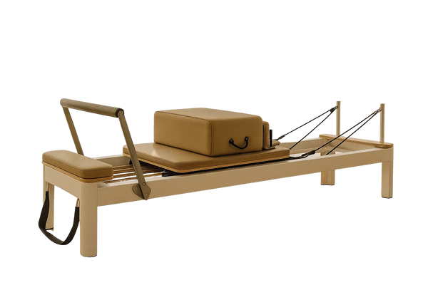 Aventis 2 Reformer | Luxury Pilates Reformer in Adobe White for Professional Studios and Home Gyms - X Sports&Living