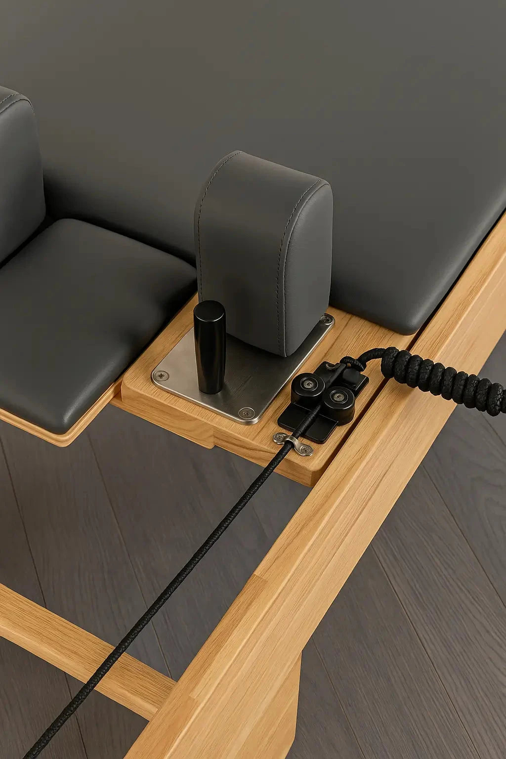 Elara X Reformer | Luxury Pilates Reformer in Storm Grey for Professional Studios and Home Gyms