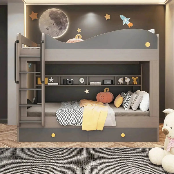 DreamSteps3 upper and lower bunk bed small apartment two-layer high and low child and mother parallel bed with the same width