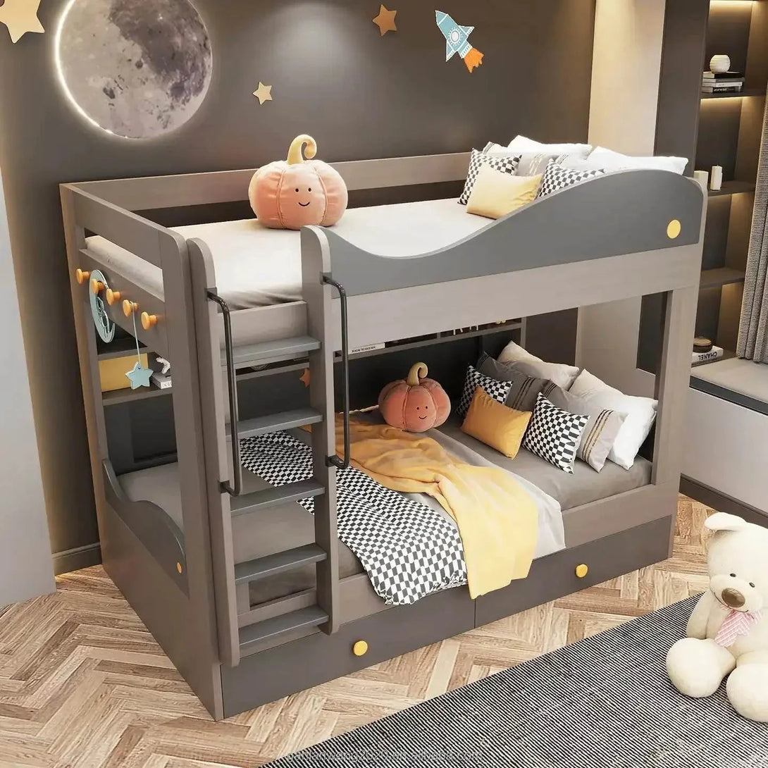 DreamSteps3 upper and lower bunk bed small apartment two-layer high and low child and mother parallel bed with the same width