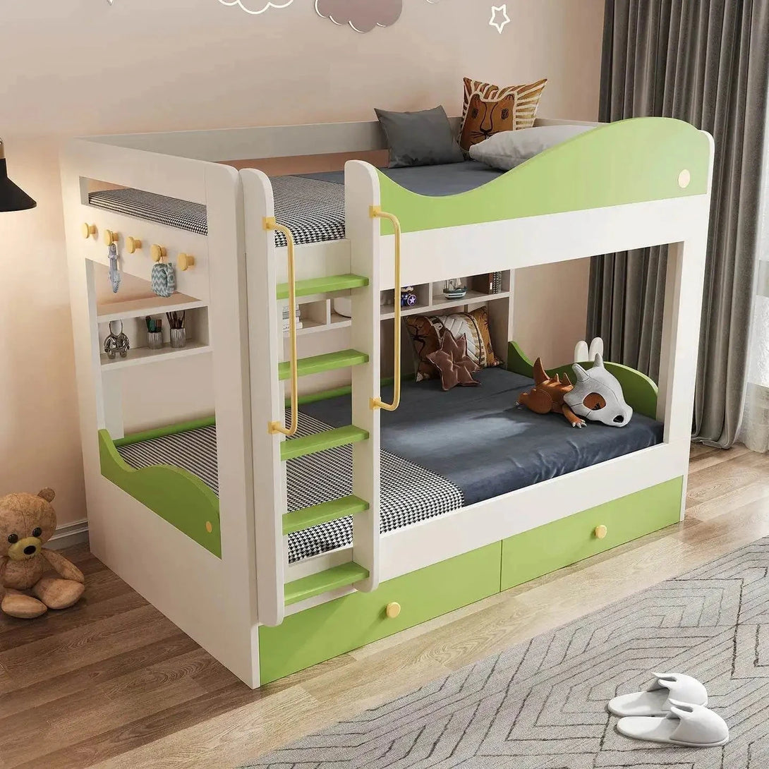 DreamSteps3 upper and lower bunk bed small apartment two-layer high and low child and mother parallel bed with the same width