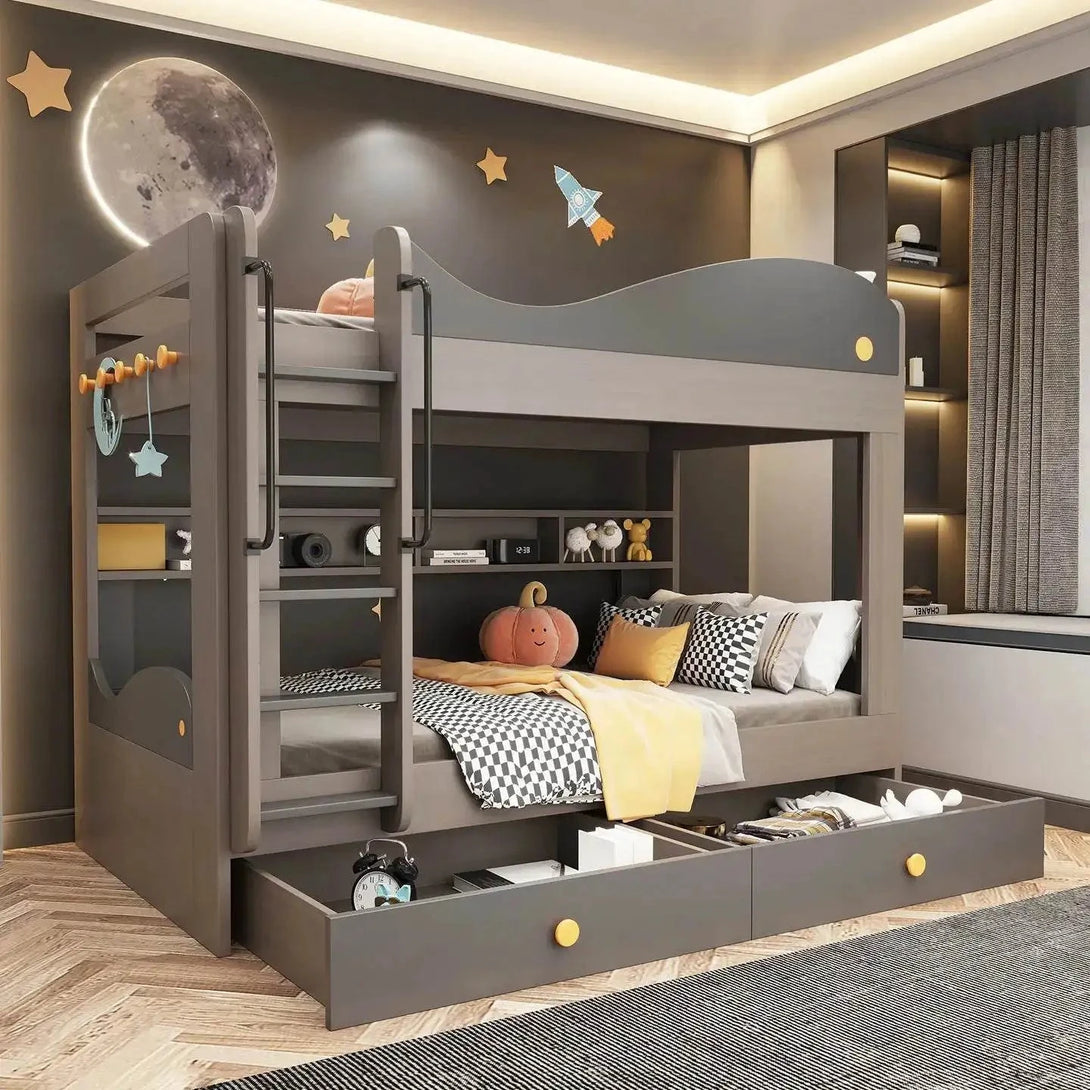 DreamSteps3 upper and lower bunk bed small apartment two-layer high and low child and mother parallel bed with the same width