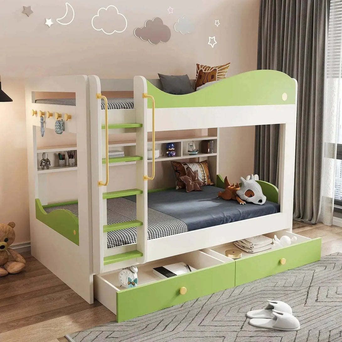 DreamSteps3 upper and lower bunk bed small apartment two-layer high and low child and mother parallel bed with the same width