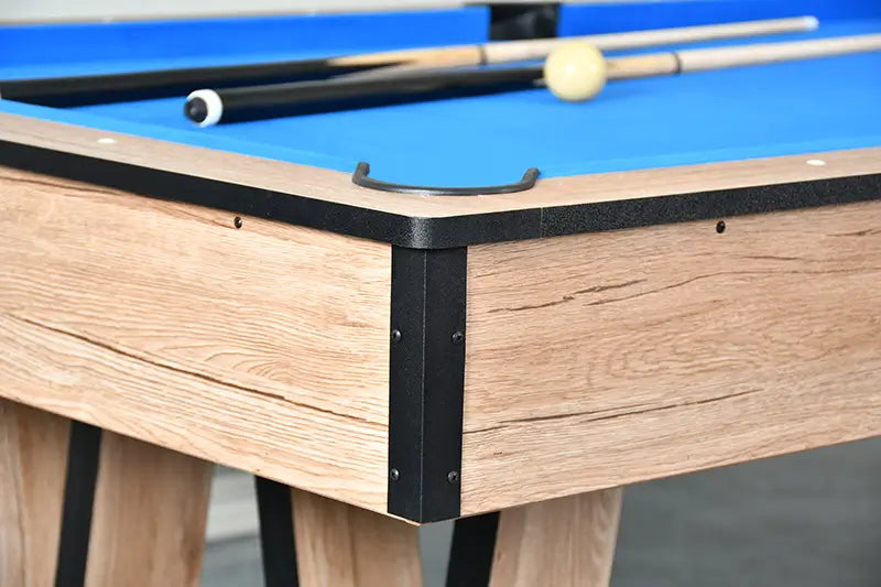 025-LP008X 7FT/8FT/9FT 3-in-1 Pool Table – Multi-Functional Billiards, Table Tennis & Dining Free accessories kit included. - X Sports&Living