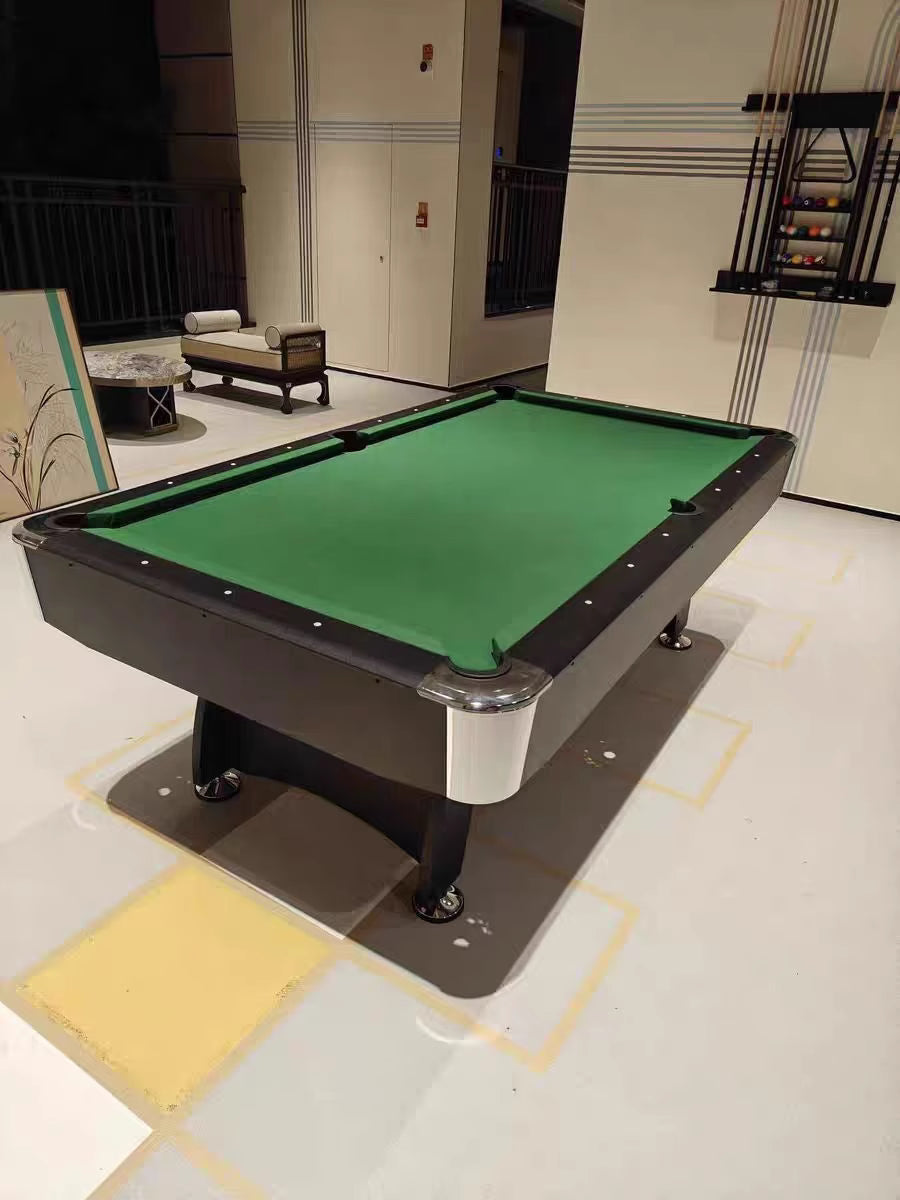 025-LP004X 7FT 8FT 3-in-1 Pool Table – Multi-Function Billiards/Ping Pong/Dining.Free accessory kit included. - X Sports&Living
