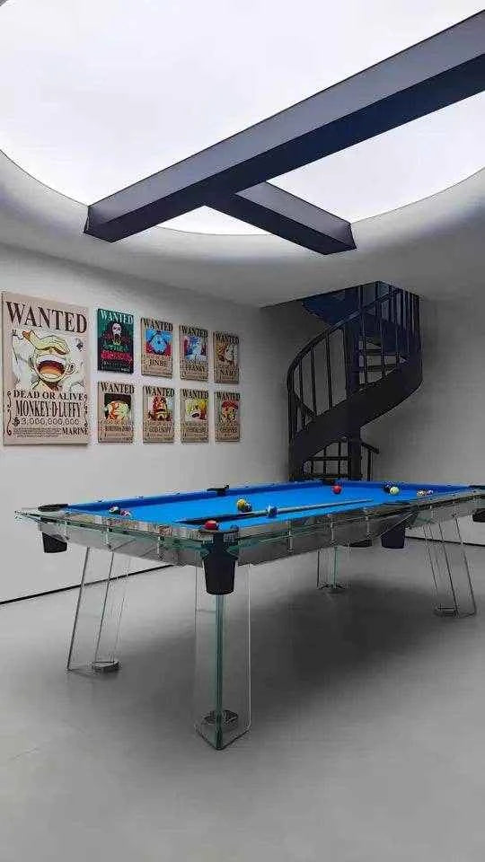 Crystal Collection — Italian Luxury Tempered Glass Pool Table