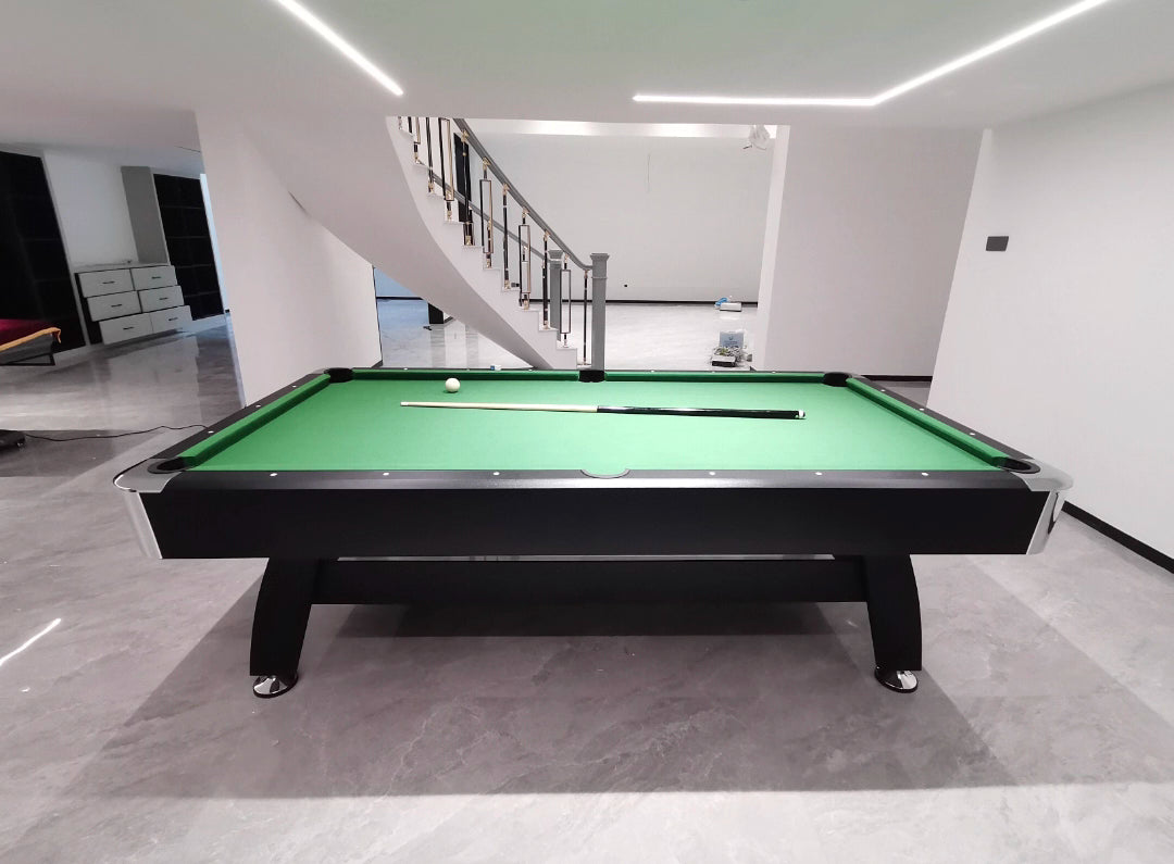 025-LP004X 7FT 8FT 3-in-1 Pool Table – Multi-Function Billiards/Ping Pong/Dining.Free accessory kit included. - X Sports&Living