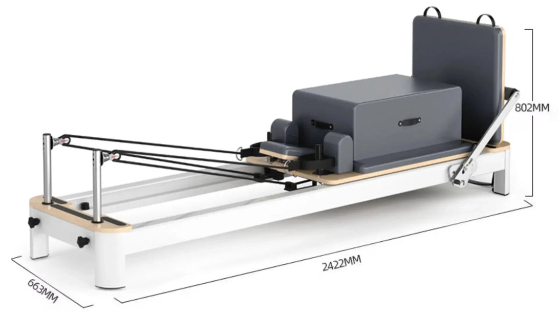 Aventis 2 Reformer | Luxury Pilates Reformer in Storm Grey for Professional Studios and Home Gyms - X Sports&Living