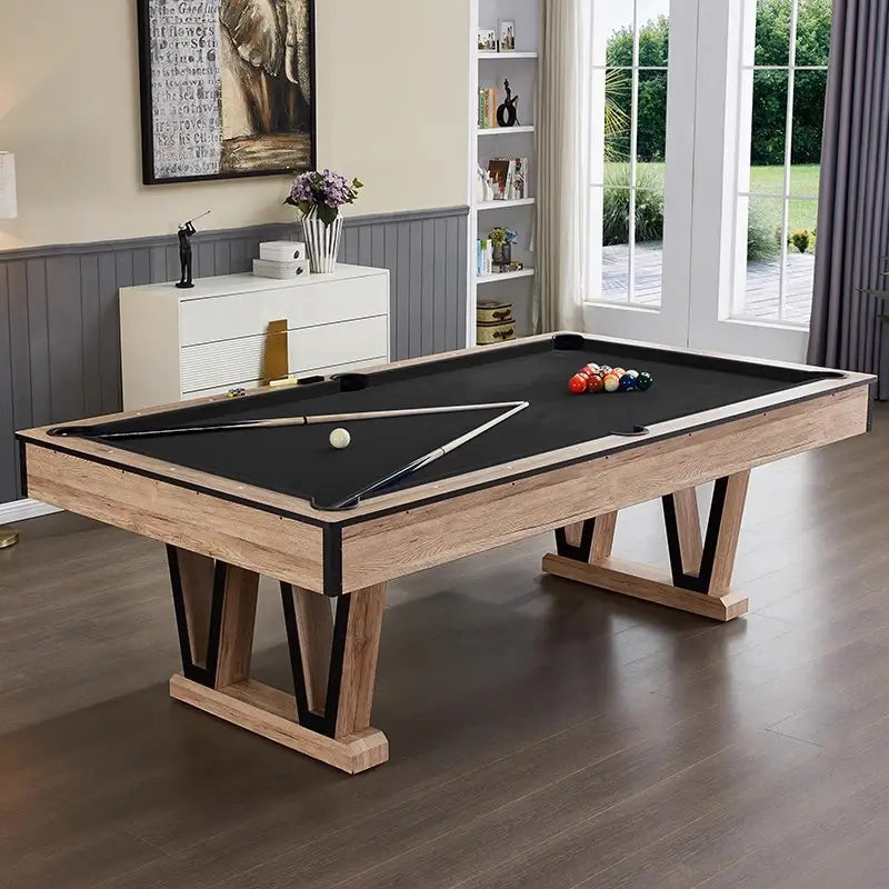 025-LP008X 7FT/8FT/9FT 3-in-1 Pool Table – Multi-Functional Billiards, Table Tennis & Dining Free accessories kit included. - X Sports&Living