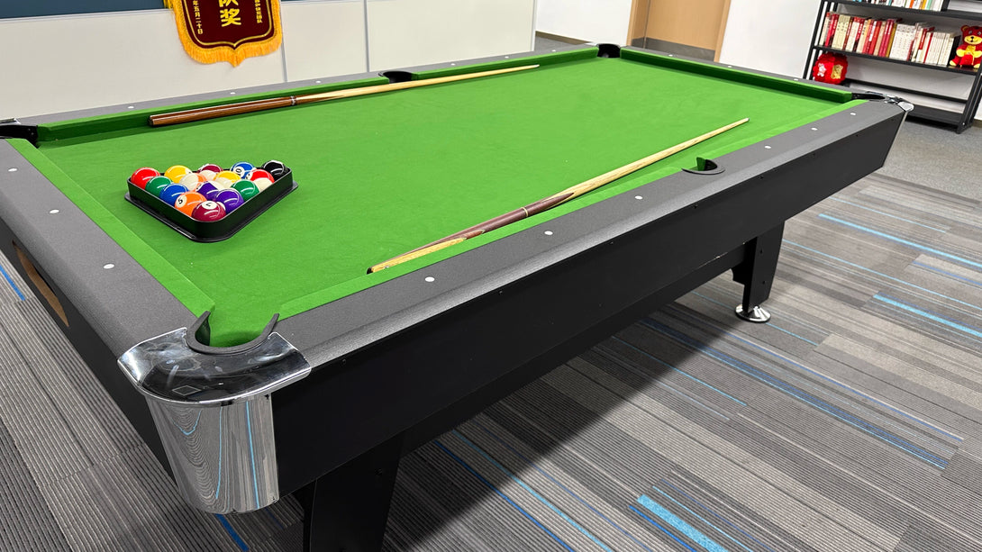 025-LP004X 7FT 8FT 3-in-1 Pool Table – Multi-Function Billiards/Ping Pong/Dining.Free accessory kit included. - X Sports&Living