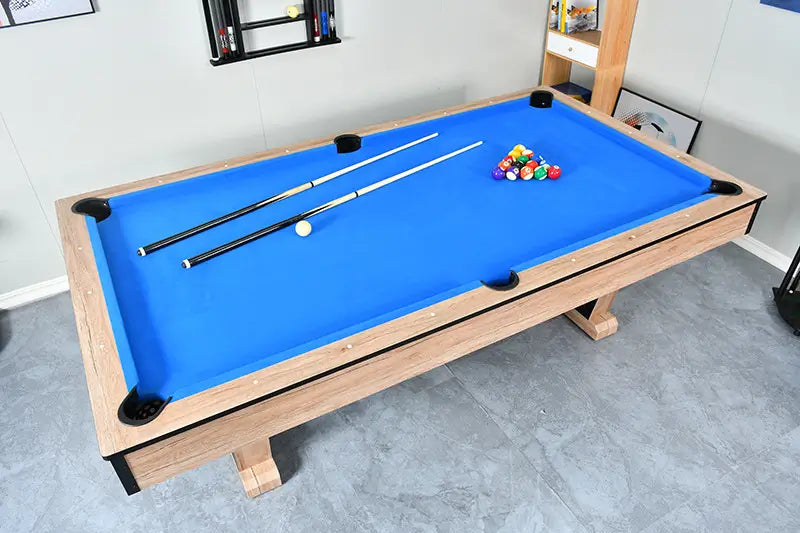 025-LP008X 7FT/8FT/9FT 3-in-1 Pool Table – Multi-Functional Billiards, Table Tennis & Dining Free accessories kit included. - X Sports&Living