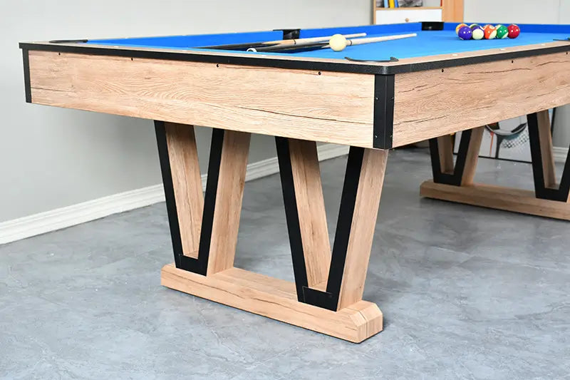 025-LP008X 7FT/8FT/9FT 3-in-1 Pool Table – Multi-Functional Billiards, Table Tennis & Dining Free accessories kit included. - X Sports&Living
