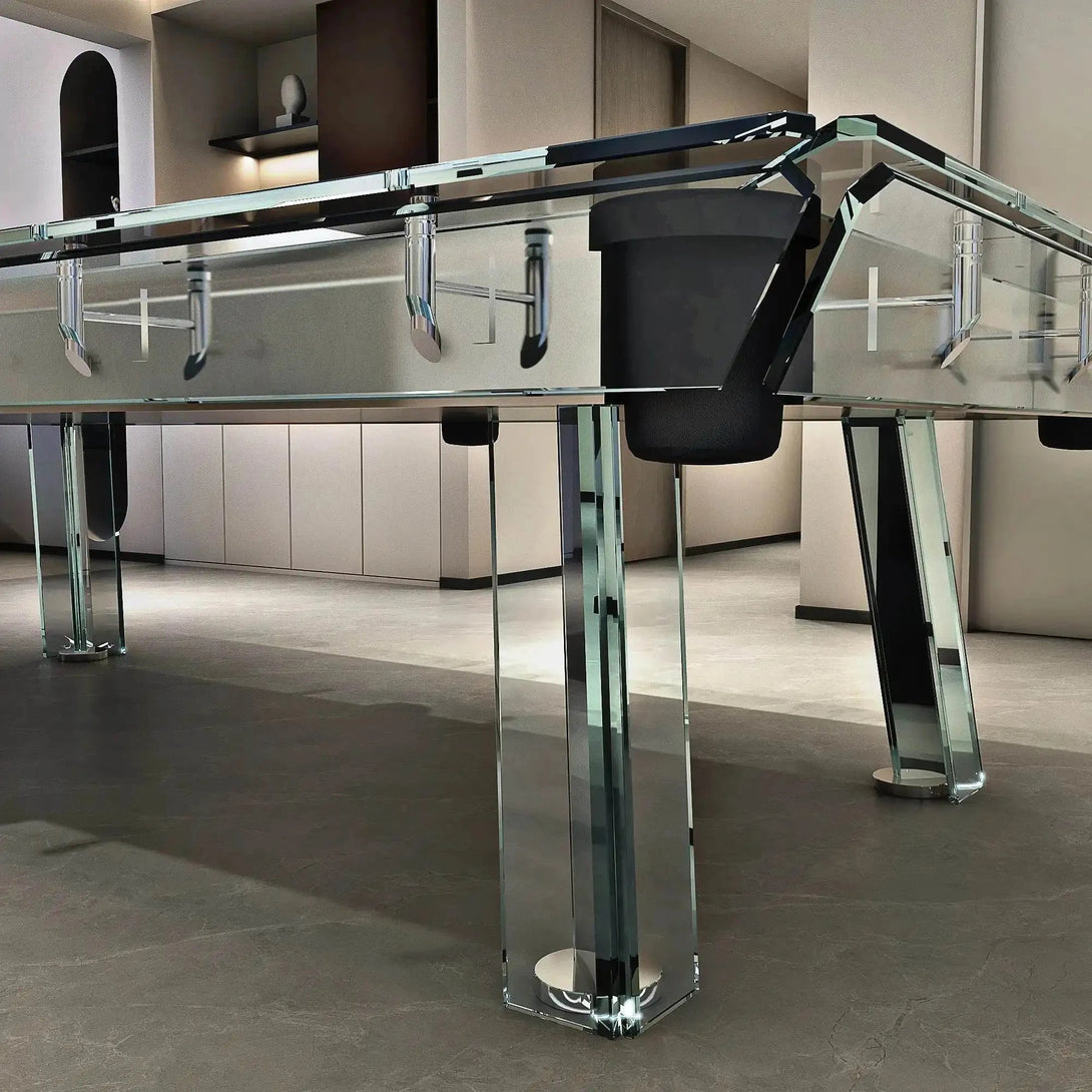 Crystal Collection — Italian Luxury Tempered Glass Pool Table