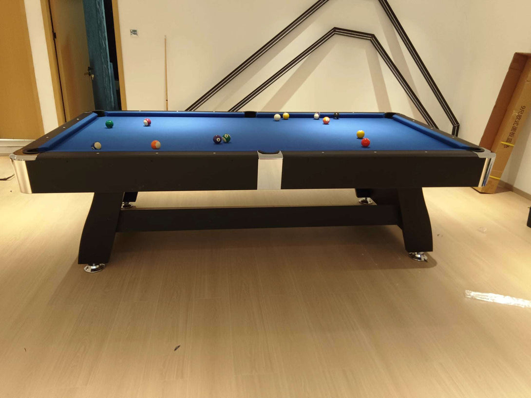 025-LP004X 7FT 8FT 3-in-1 Pool Table – Multi-Function Billiards/Ping Pong/Dining.Free accessory kit included. - X Sports&Living