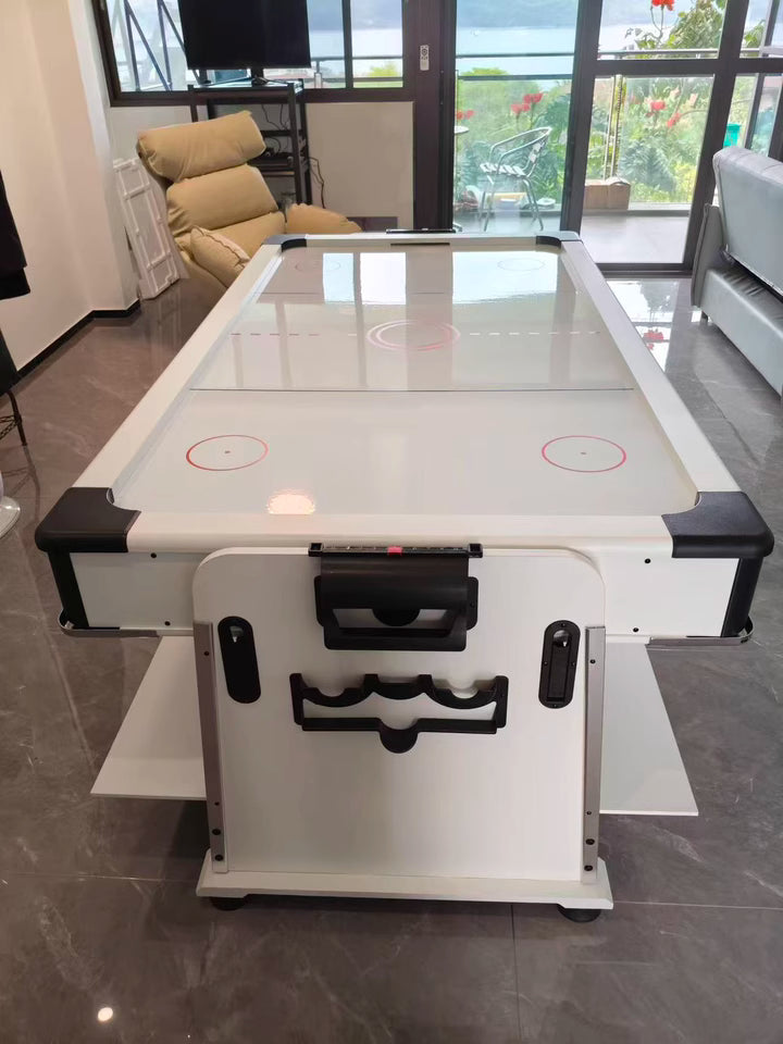 025-LP003X 4-in-1 multi-function table – billiards, air hockey, table tennis & dining. Free accessory kit included. Perfect for game rooms. - X Sports&Living