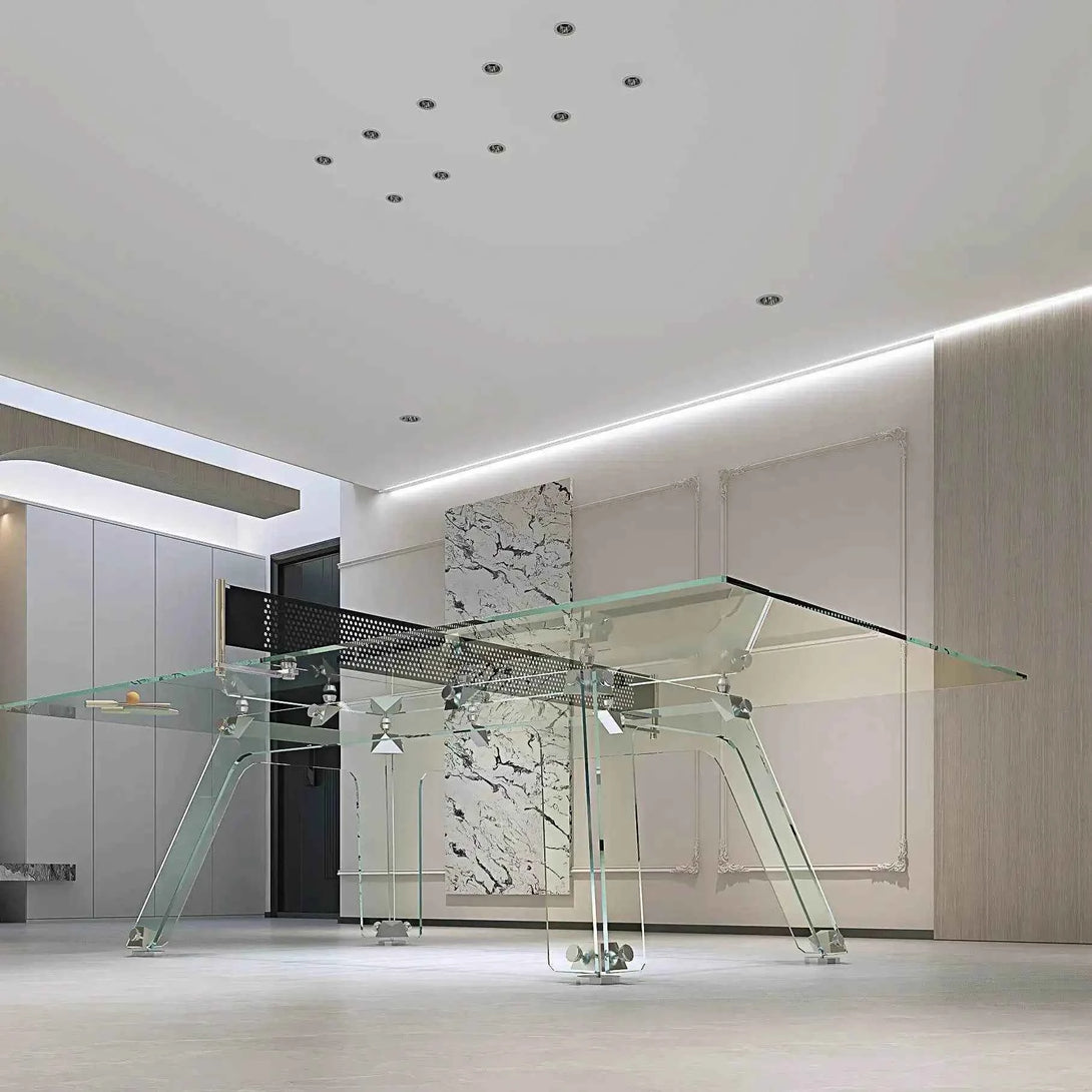 Eterna — The Crystal Luxury Ping Pong Table. Where Sport Meets Art in Crystal Perfection