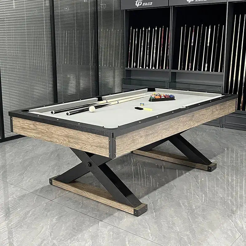 025-LP009X 7FT 3-in-1 Pool Table – Multi-Functional Billiards, Table Tennis & Dining Table Comes with a free accessories kit. - X Sports&Living