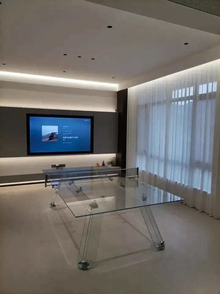 Eterna — The Crystal Luxury Ping Pong Table. Where Sport Meets Art in Crystal Perfection