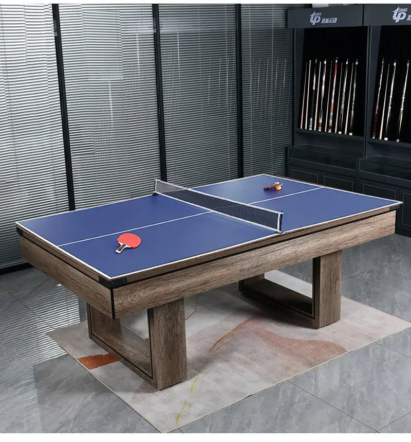 025-LP011X 7FT 3-in-1 Pool Table – Multi-Functional Billiards, Table Tennis & Dining Includes free accessories kit. - X Sports&Living